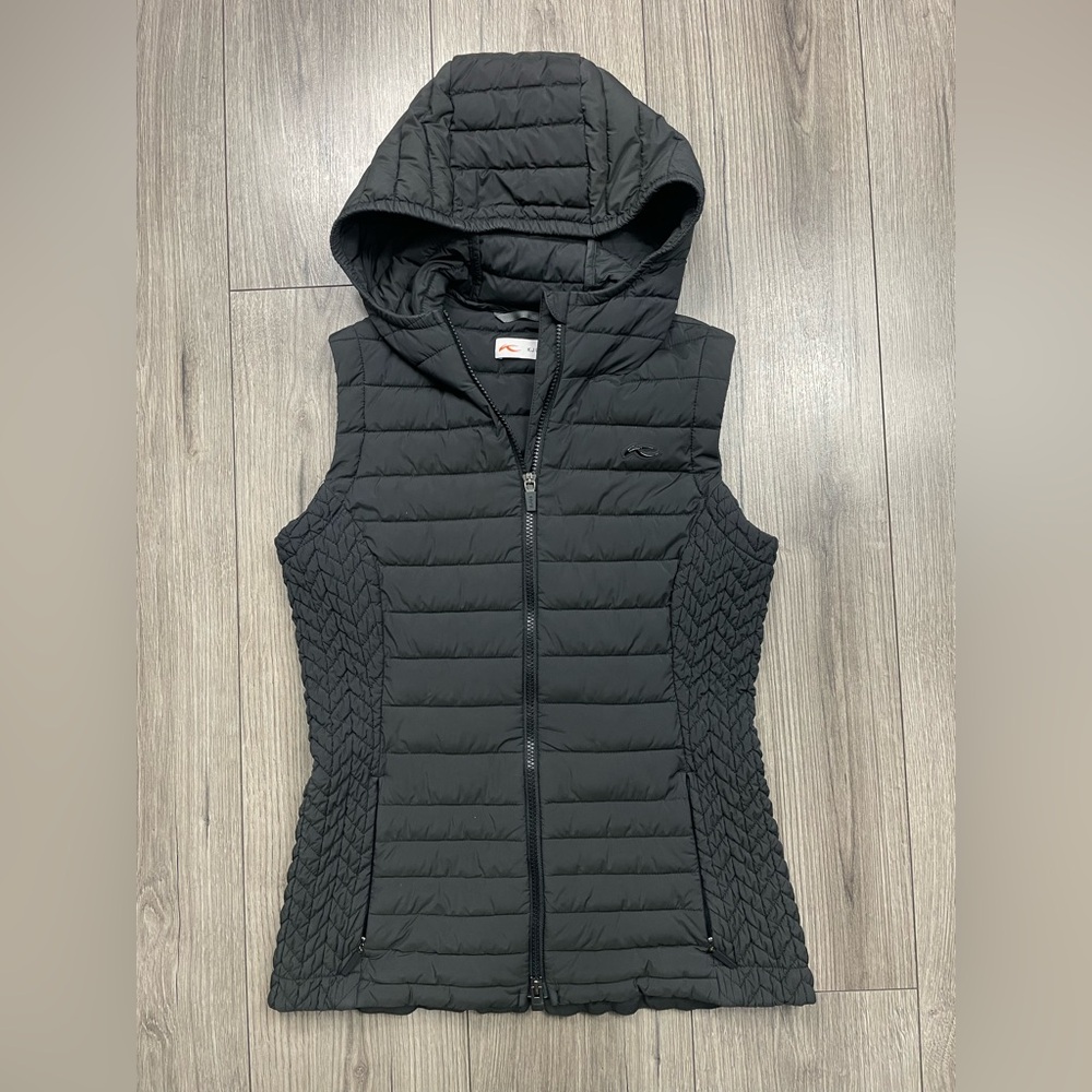 KJUS Womens Macuna Hooded Insulation Vest Sz 36 / S